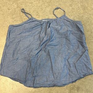 Women’s Time & Tru chambray top size XL